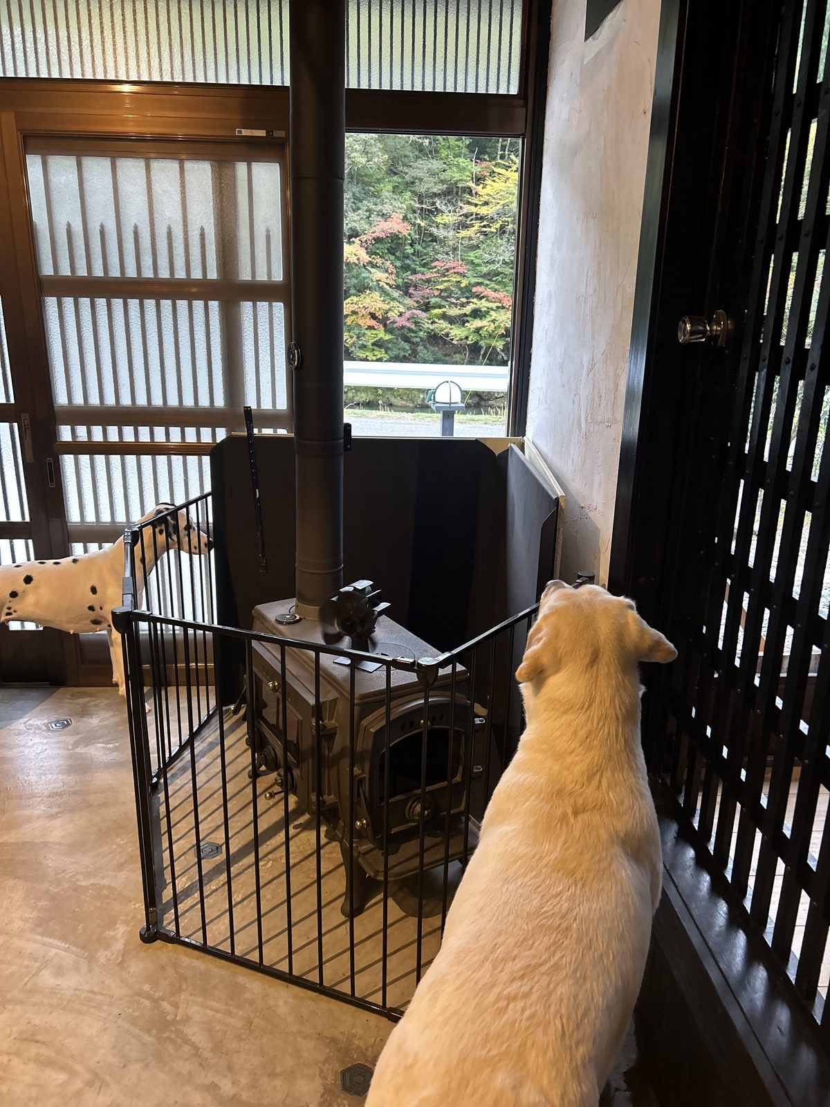 お客様の薪ストーブのある暮らし