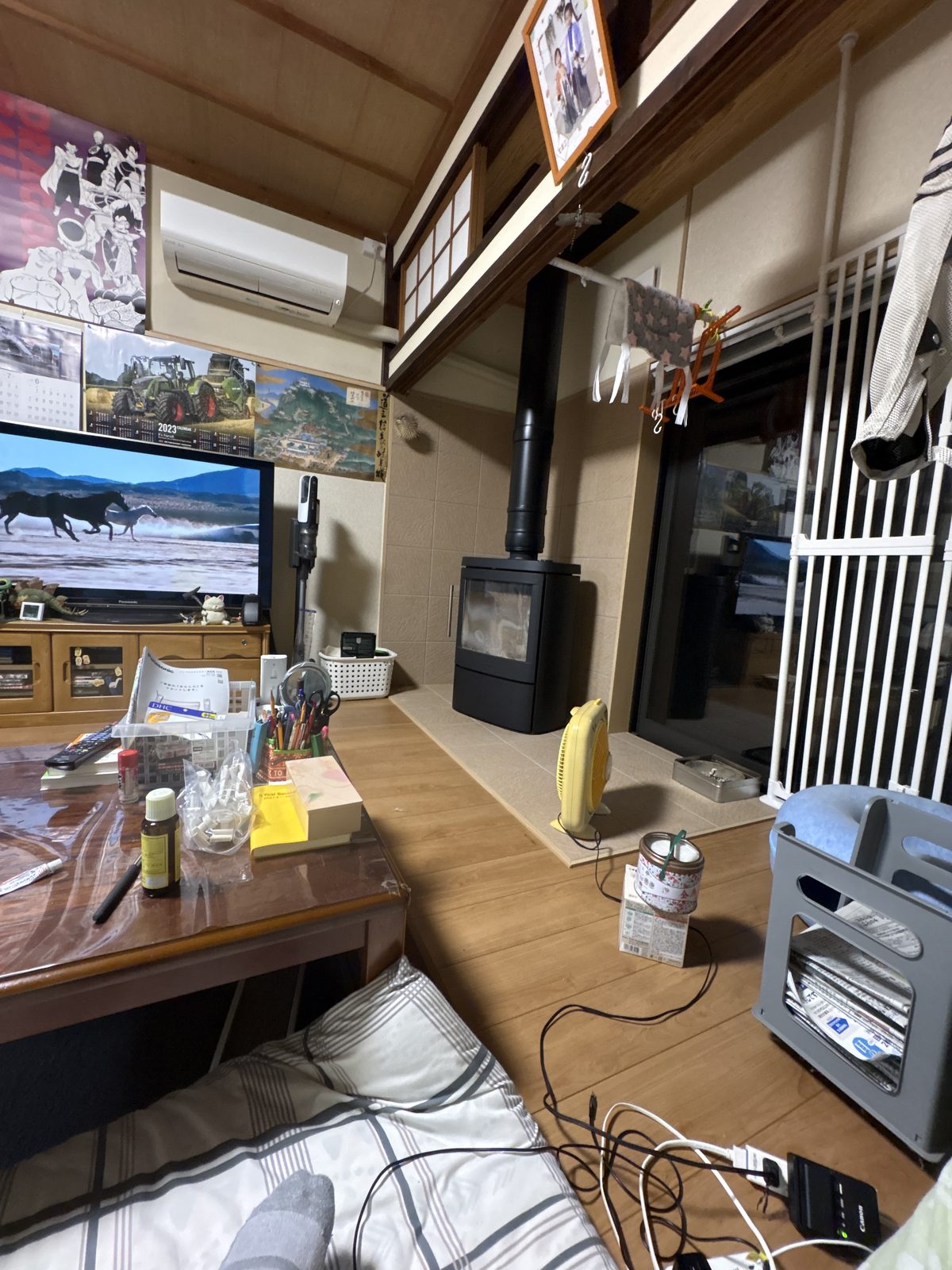 お客様の薪ストーブのある暮らし